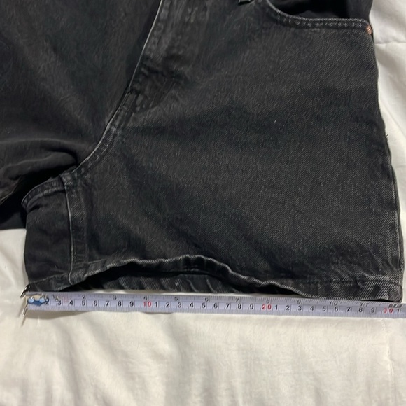 MNG | Mango | Talla |Black | Denim | Cotton | High-Waisted | Jean Short | Size 6 - Picture 13 of 13